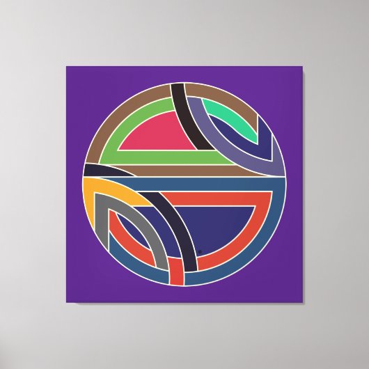 Na Stella-5 uitgerekt canvas afdrukken (Voorkant)