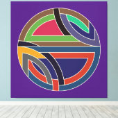 Na Stella-5 uitgerekt canvas afdrukken (Insitu (Houten vloer))