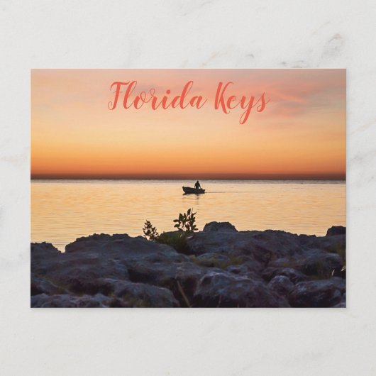 Na Sunset Key West Florida Briefkaart (Voorkant)