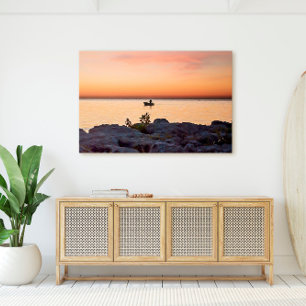 Na Sunset Key West Florida Canvas Afdruk