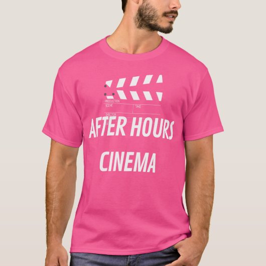 Na uren bioscoop t-shirt (Voorkant)