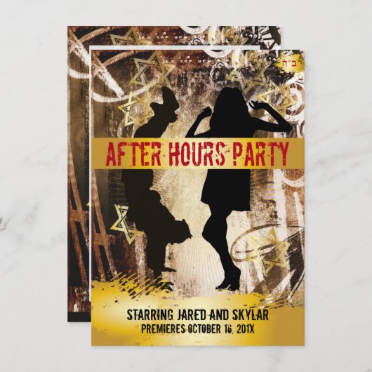 Na uren kaart (Voorkant / Achterkant)