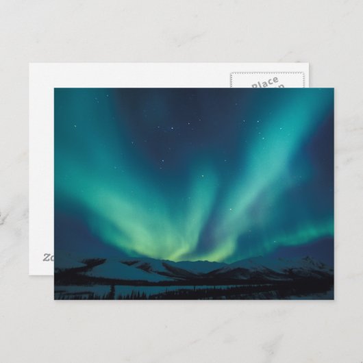 NA, USA, Alaska, Brooks Range, Curtains of green Briefkaart (Voorkant / Achterkant)