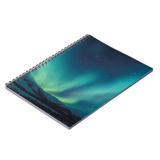 NA, USA, Alaska, Brooks Range, Curtains of green Notitieboek (Linkerzijde)