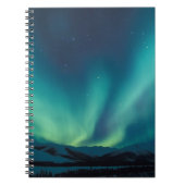 NA, USA, Alaska, Brooks Range, Curtains of green Notitieboek (Voorkant)