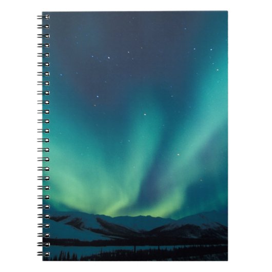 NA, USA, Alaska, Brooks Range, Curtains of green Notitieboek (Voorkant)