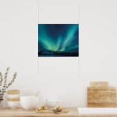 NA, USA, Alaska, Brooks Range, Curtains of green Poster (Keuken)