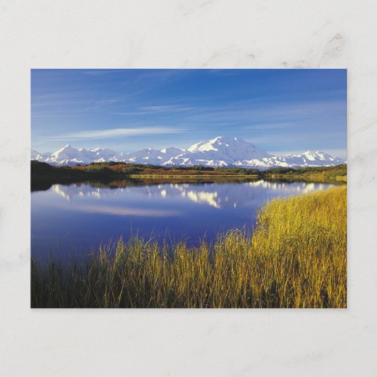 NA, USA, Alaska, Denali NP Mt. McKinley in Briefkaart (Voorkant)