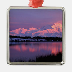 NA, USA, Alaska, Denali NP, Mt. McKinley, Metalen Ornament