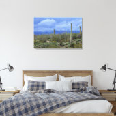 NA, USA, Arizona, Saguaro National Monument (Natio Canvas Afdruk (Insitu (Slaapkamer))