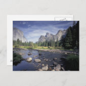 NA, USA, California, Yosemite NP, Valley view Briefkaart (Voorkant / Achterkant)