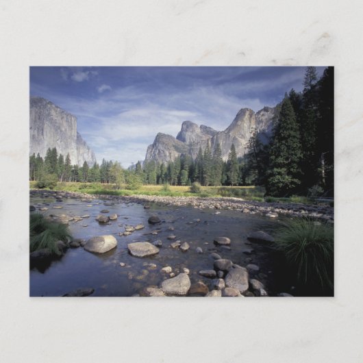 NA, USA, California, Yosemite NP, Valley view Briefkaart (Voorkant)