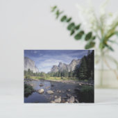 NA, USA, California, Yosemite NP, Valley view Briefkaart (Staand voorkant)
