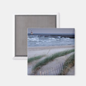 NA, USA, Michigan, Berrien County, St. Joseph, Magneet (Voorkant / Achterkant)