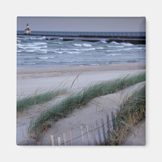 NA, USA, Michigan, Berrien County, St. Joseph, Magneet (Voorkant)