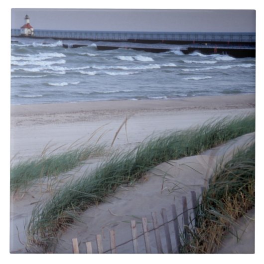 NA, USA, Michigan, Berrien County, St. Joseph, Tegeltje (Voorkant)