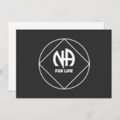 NA voor het leven Feestdagenkaart (Voorkant / Achterkant)