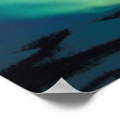 NA, VS, Alaska, Brooks Range, Gordijnen van groen Poster (Hoek)
