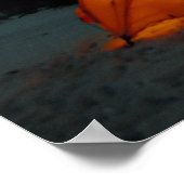 NA, VS, Alaska, Brooks Range. Groene gordijnen Poster (Hoek)