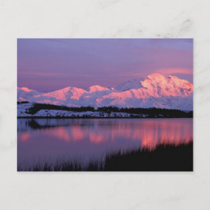 NA, VS, Alaska, Denali NP, Mt. McKinley, Briefkaart