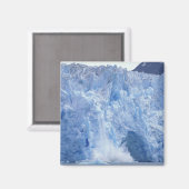 NA, VS, Alaska. Gletsjer kruipt in water Magneet (Voorkant / Achterkant)