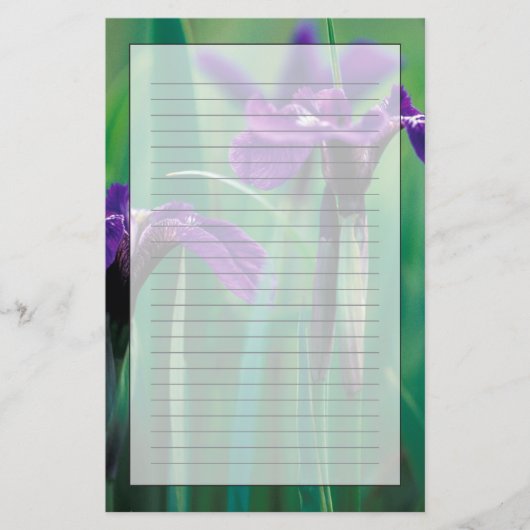 NA, VS, Alaska, Knight Island, Wilde iris Briefpapier (Voorkant)