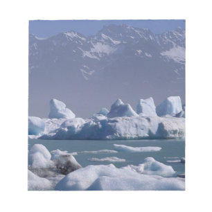 NA, VS, Alaska, St. Elias-gebergte, Alsek-rivier, Notitieblok