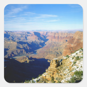 NA, VS, Arizona. Grand Canyon National Park. Vierkante Sticker