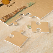 NA, VS, Arizona, Holbrook Route 66 road mural Legpuzzel (Zijkant)