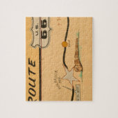NA, VS, Arizona, Holbrook Route 66 road mural Legpuzzel (Verticaal)