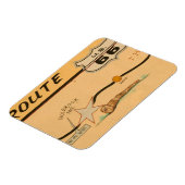 NA, VS, Arizona, Holbrook Route 66 road mural Magneet (Linkerzijde)