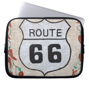 NA, VS, Arizona, Holbrook Route 66 straatbord Laptop Sleeve