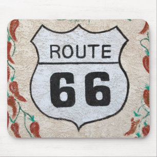 NA, VS, Arizona, Holbrook Route 66 straatbord Muismat