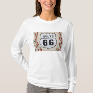 NA, VS, Arizona, Holbrook Route 66 straatbord T-shirt
