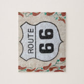 NA, VS, Arizona, Holbrook Route 66 straatteken Legpuzzel (Verticaal)