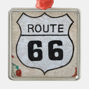 NA, VS, Arizona, Holbrook Route 66 straatteken Metalen Ornament