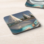 NA, VS, Arizona, Holbrook Route 66, Wigwam 2 Bier Onderzetter (Linkerzijde)