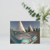 NA, VS, Arizona, Holbrook Route 66, Wigwam 2 Briefkaart (Staand voorkant)