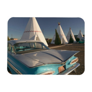 NA, VS, Arizona, Holbrook Route 66, Wigwam 2 Magneet