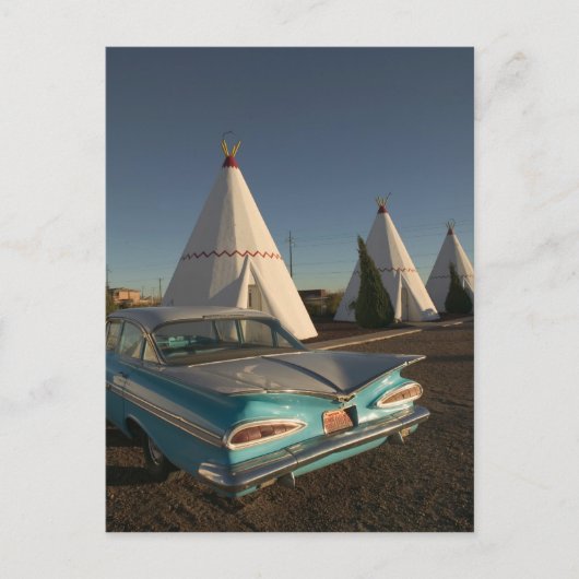 NA, VS, Arizona, Holbrook Route 66, Wigwam Briefkaart (Voorkant)