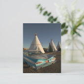 NA, VS, Arizona, Holbrook Route 66, Wigwam Briefkaart (Staand voorkant)