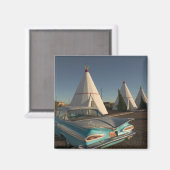 NA, VS, Arizona, Holbrook Route 66, Wigwam Magneet (Voorkant / Achterkant)