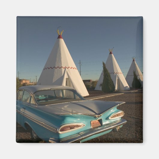NA, VS, Arizona, Holbrook Route 66, Wigwam Magneet (Voorkant)