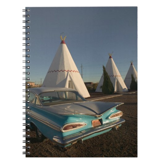 NA, VS, Arizona, Holbrook Route 66, Wigwam Notitieboek (Voorkant)