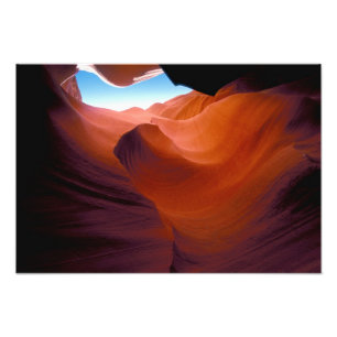 NA, VS, Arizona, Paria canyon. Zandsteen Foto Afdruk