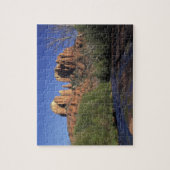 NA, VS, Arizona, Sedona. Cathedral Rock en Oak Legpuzzel (Verticaal)
