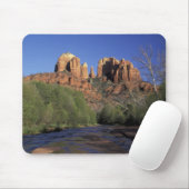 NA, VS, Arizona, Sedona. Cathedral Rock en Oak Muismat (Met muis)