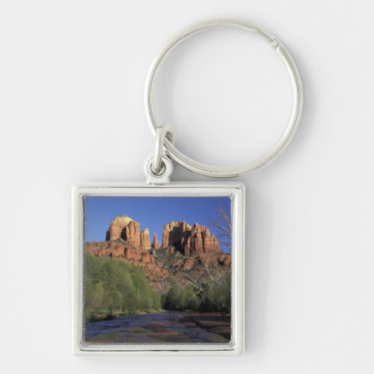 NA, VS, Arizona, Sedona. Cathedral Rock en Oak Sleutelhanger (Voorkant)