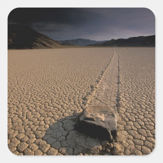 NA, VS, Californië, Death Valley National Vierkante Sticker (Voorkant)