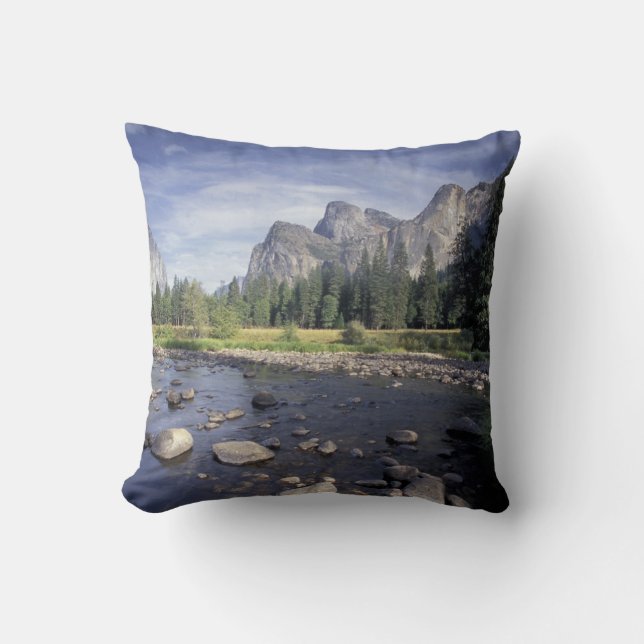 NA, VS, Californië, Yosemite NP, Vallei uitzicht Kussen (Voorkant)
